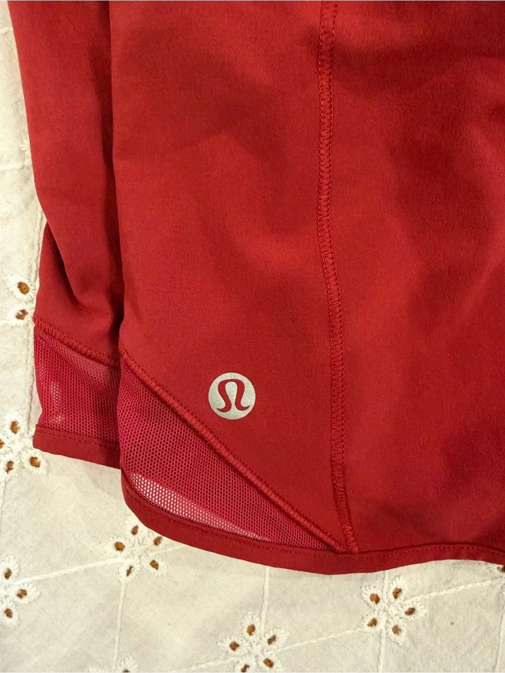 lululemon athletica Deep Red Athletic Shorts